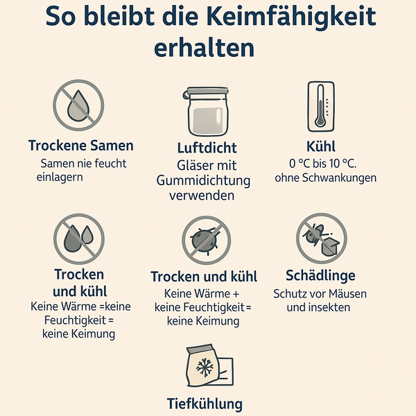 Saatgutlagerung